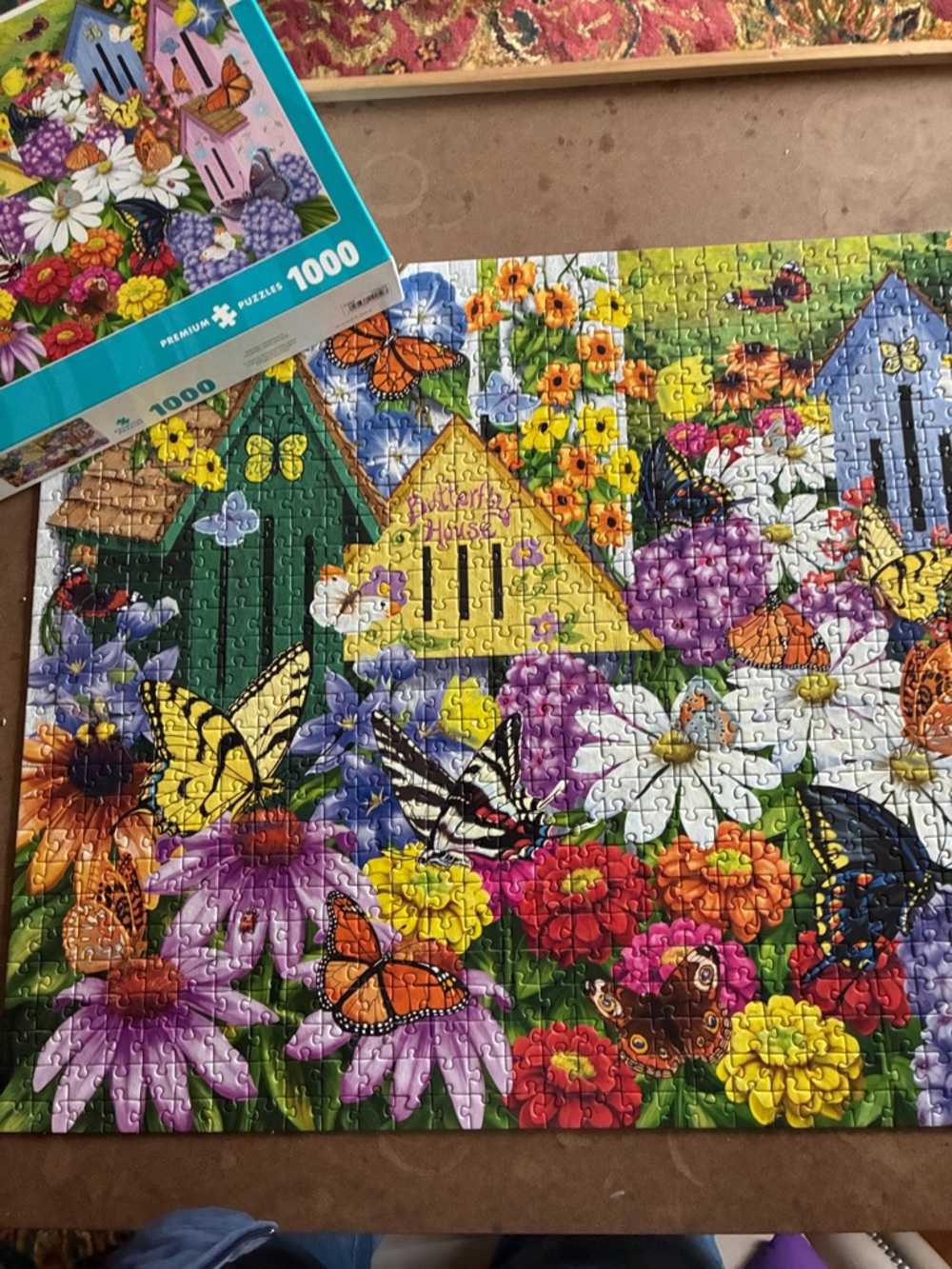 Garden Butterfly 1000-Piece Jigsaw Puzzle - Multi-Color